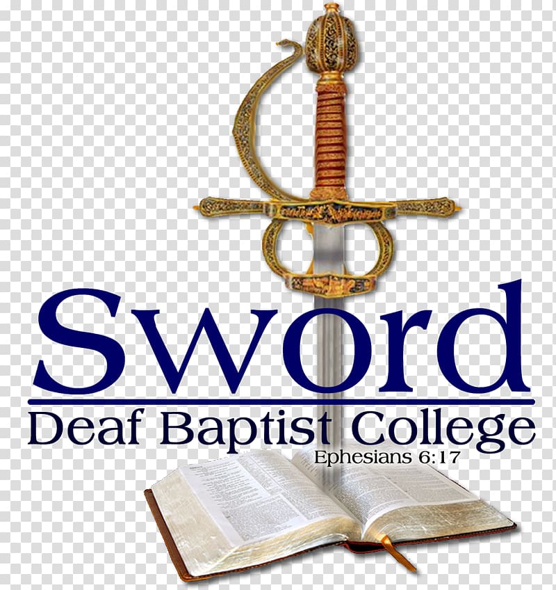 Knoxville Brand Baptists College Sword, Sword logo transparent background PNG clipart