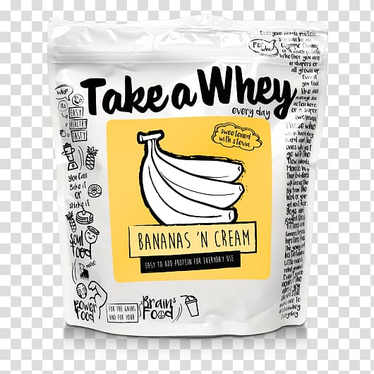 Dietary supplement Milkshake Whey protein isolate, Banana cream transparent background PNG clipart