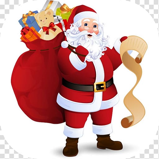 Santa Claus Christmas Day Christmas gift Father Christmas, santa claus transparent background PNG clipart
