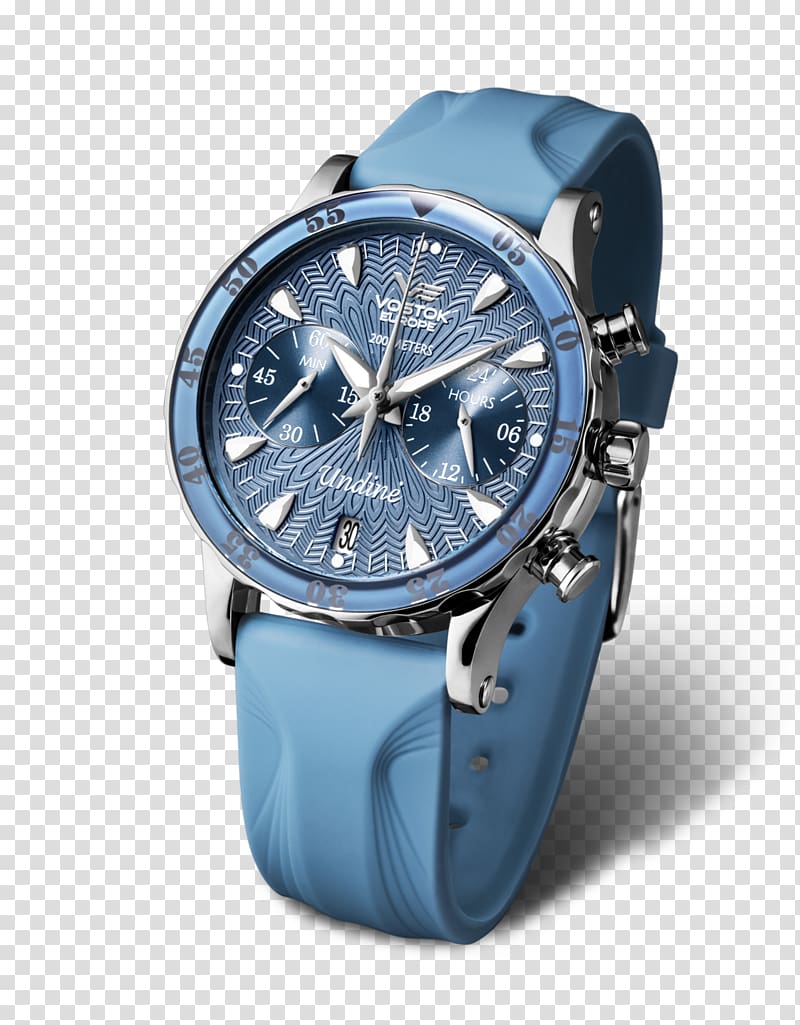 Vostok watches Vostok Europe Strap Chronograph, watch transparent background PNG clipart