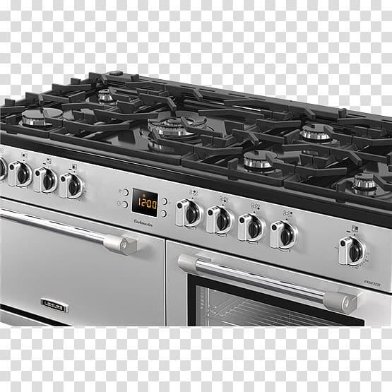 Gas stove Cooking Ranges Oven Home appliance Cooker, hotpoint dishwasher black and white transparent background PNG clipart