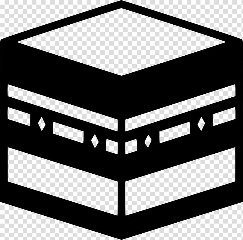 kaaba clipart black and white