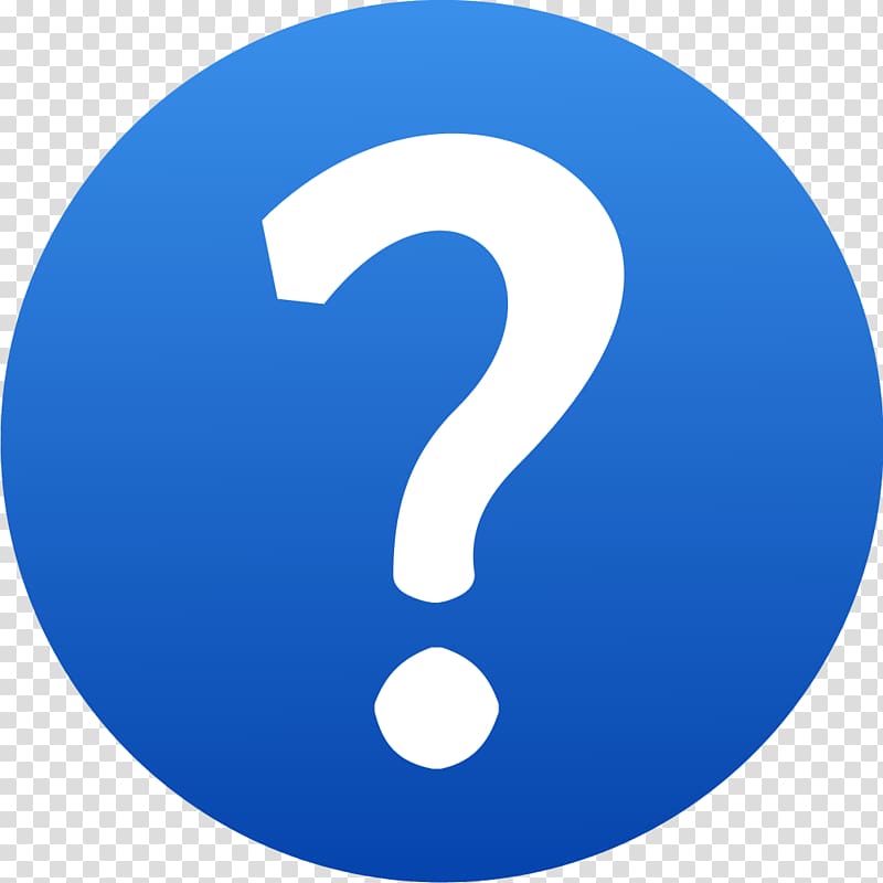 white question mark, Computer Icons Question mark Scalable Graphics , Blue Question Mark Icon transparent background PNG clipart