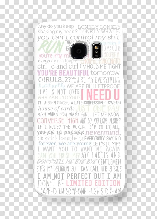 iPhone 6 LG G4 Mobile Phone Accessories Font, bts lyrics transparent background PNG clipart