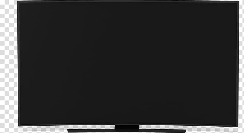LED-backlit LCD Computer monitor LCD television Sharp Corporation, Black TV floating material transparent background PNG clipart