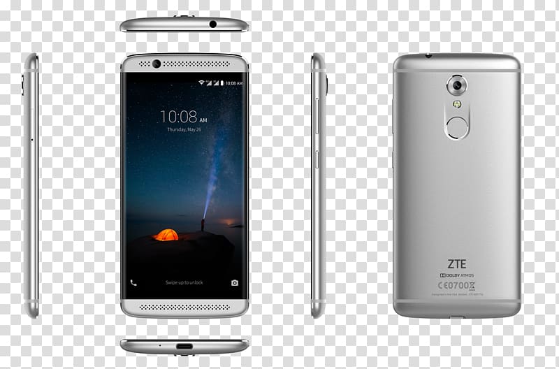 ZTE Axon 7 Telephone Smartphone Android, smartphone transparent background PNG clipart