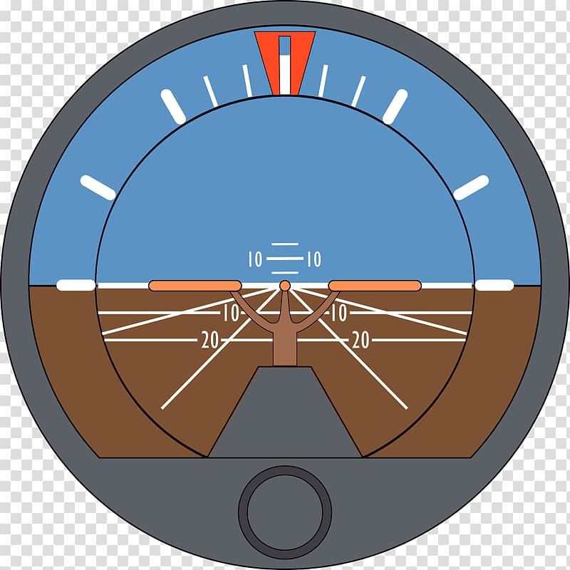 Airplane Aircraft Flight instruments Attitude indicator, airplane transparent background PNG clipart