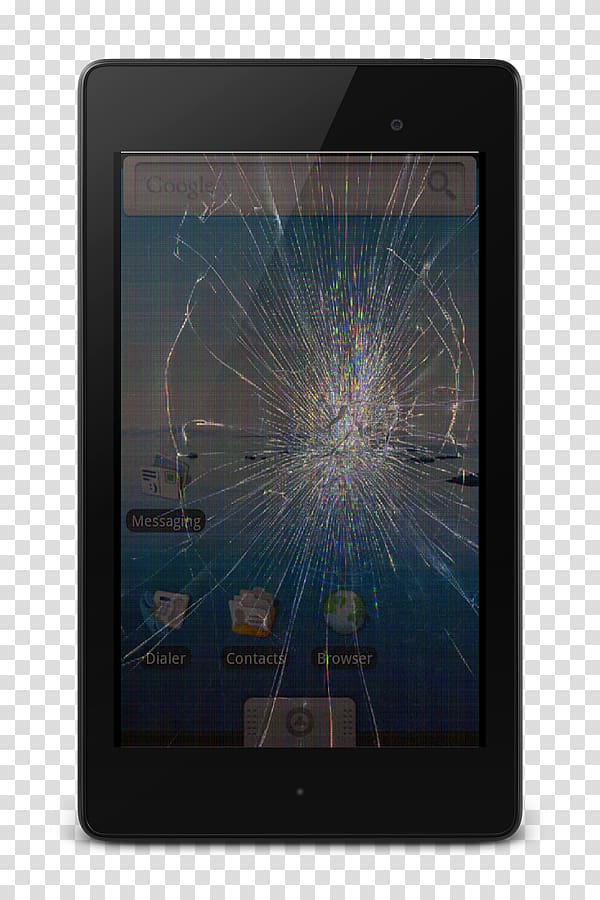 Broken Screen Prank:Craked Pro Tablet Computers, broken screen transparent background PNG clipart