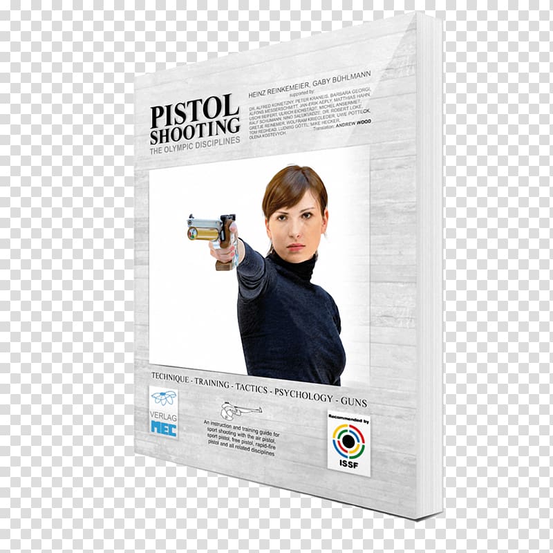 Shooting sport Air gun ISSF 10 meter air pistol Book, book transparent background PNG clipart