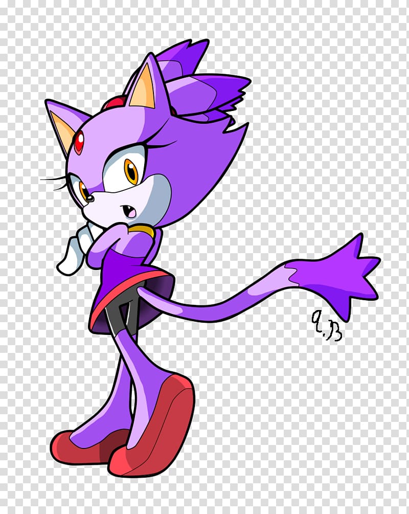 Sonic the Hedgehog Sonic Rush Knuckles the Echidna Cat Amy Rose, blaze transparent background PNG clipart