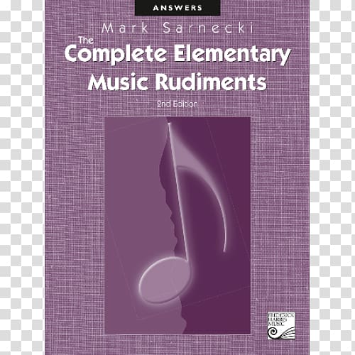 Elementary Music Rudiments Toronto Royal Conservatory of Music Book Music theory, book transparent background PNG clipart