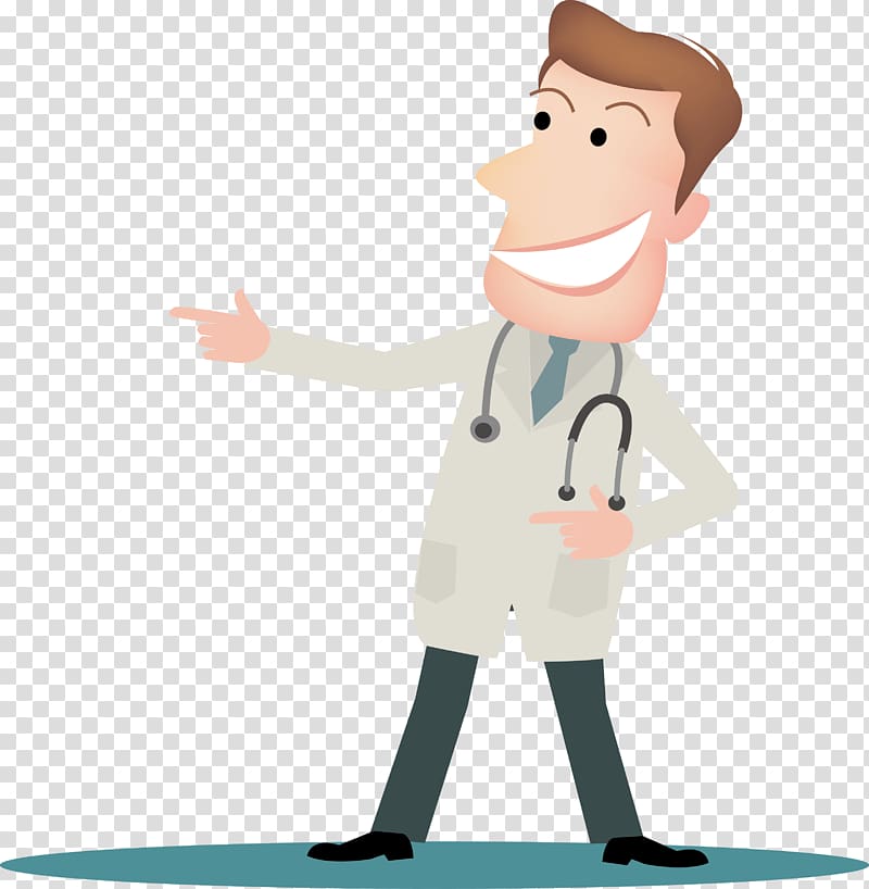 doctor illustration, Cartoon Physician Drawing, cartoon male doctor transparent background PNG clipart