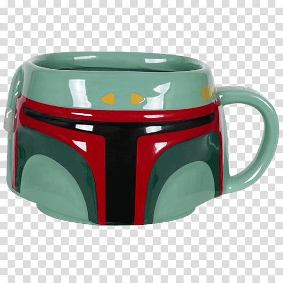 Boba Fett Chewbacca R2-D2 Mug Star Wars: Bounty Hunter, mug transparent background PNG clipart