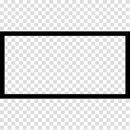 black rectangle outline transparent