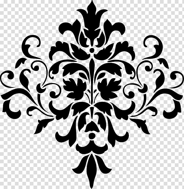 Damask Stencil , damask transparent background PNG clipart