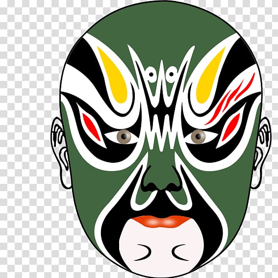 Tang dynasty Performance Peking opera Chinese opera, Face Mask transparent background PNG clipart