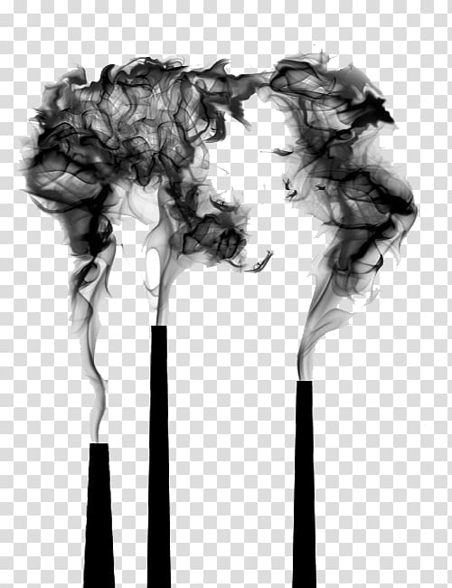 black smoke illustration, Tobacco pipe Air pollution, Tungsten sand pipe transparent background PNG clipart