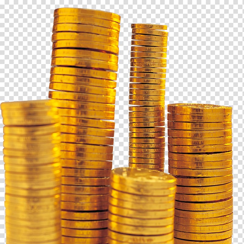 Gold coin Gold as an investment, gold transparent background PNG clipart
