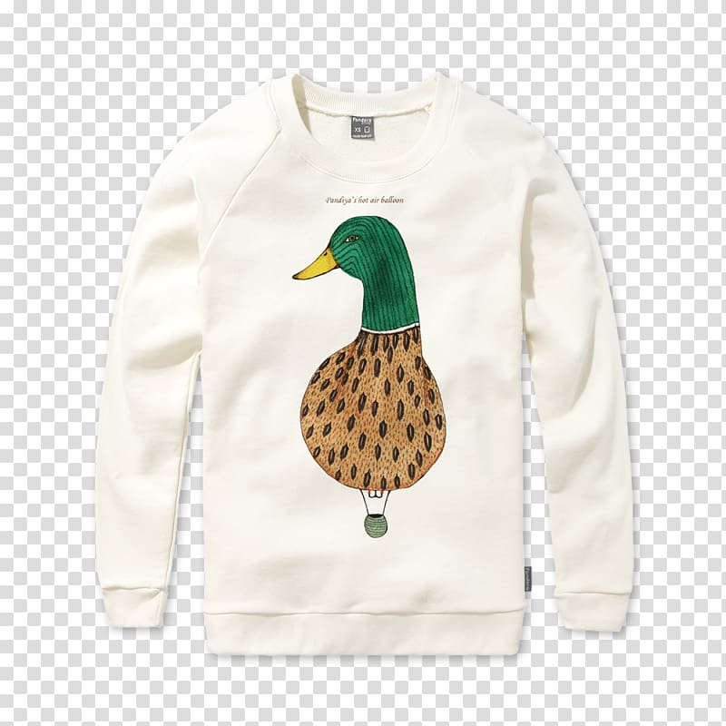 Duck T-shirt Sleeve Neck Outerwear, duck transparent background PNG clipart