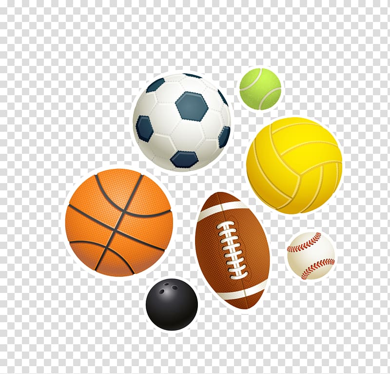 Sport Ball Hockey Game, color Various ball games transparent background PNG clipart