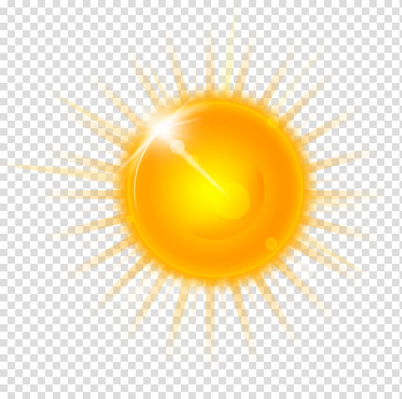 the weather,sun element transparent background PNG clipart