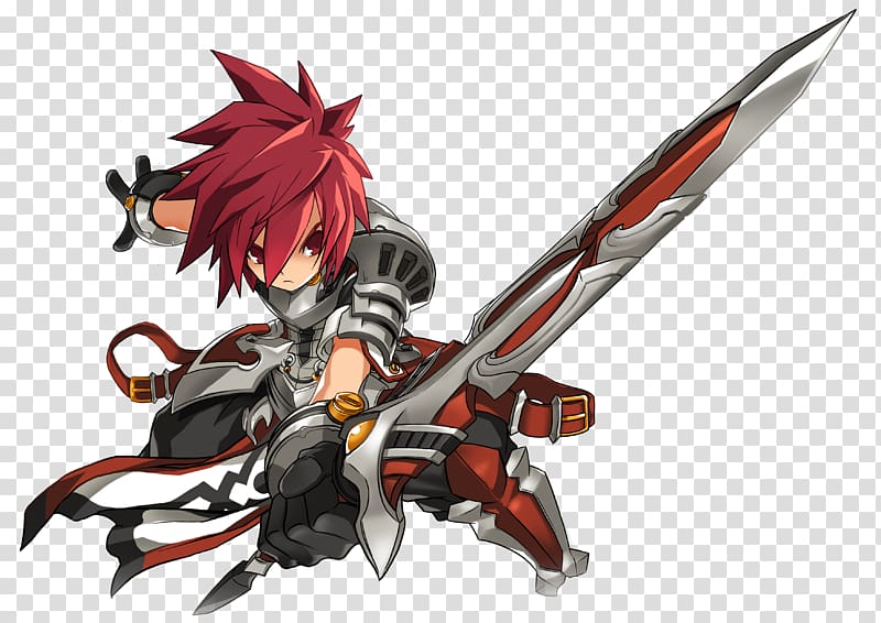 Elsword Knight Elesis Video game Art, Knight transparent background PNG clipart