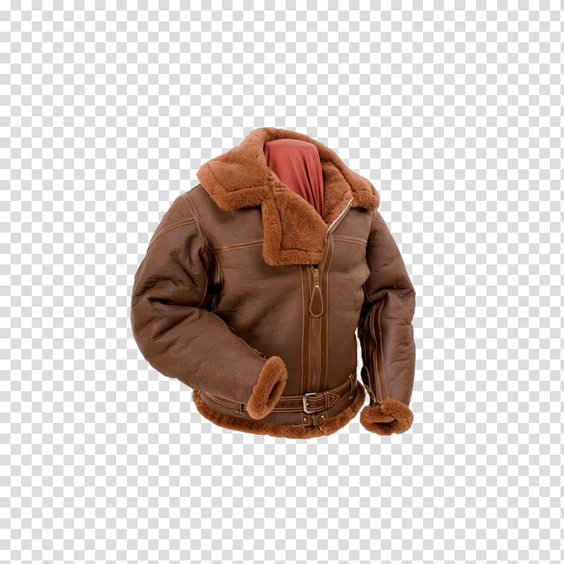 Flight jacket Leather jacket Sheepskin, jacket transparent background PNG clipart