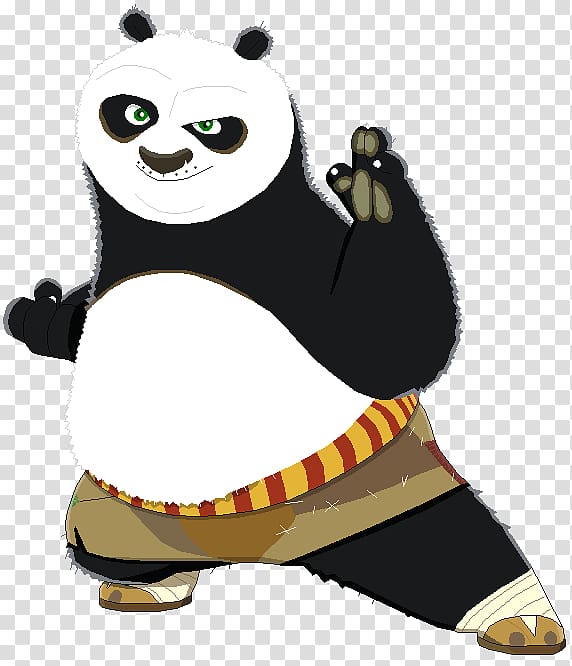 Po Crane Giant panda Kung Fu Panda 2 Drawing, kung fu panda transparent background PNG clipart