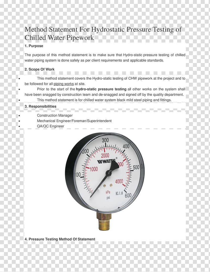 Gauge Pressure measurement Pound-force per square inch Gas, Hydrostatic Test transparent background PNG clipart