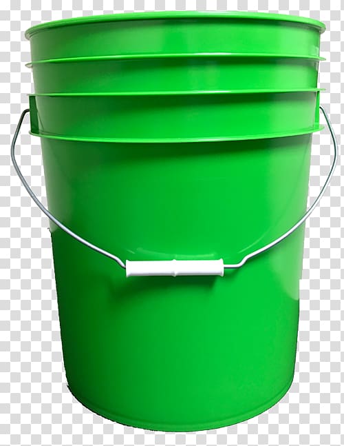 Bucket plastic Bail handle Imperial gallon, colored plastic buckets transparent background PNG clipart