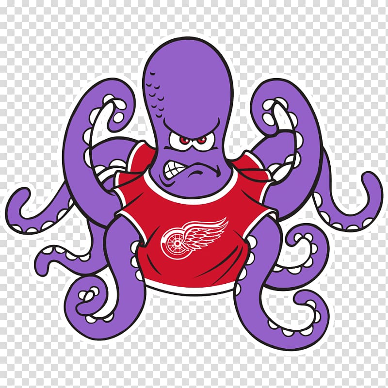 Detroit Red Wings National Hockey League Al the Octopus 2009 Stanley Cup Finals, red wings transparent background PNG clipart