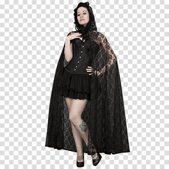 Robe Cape Dress Shrug Lace, noble lace transparent background PNG clipart