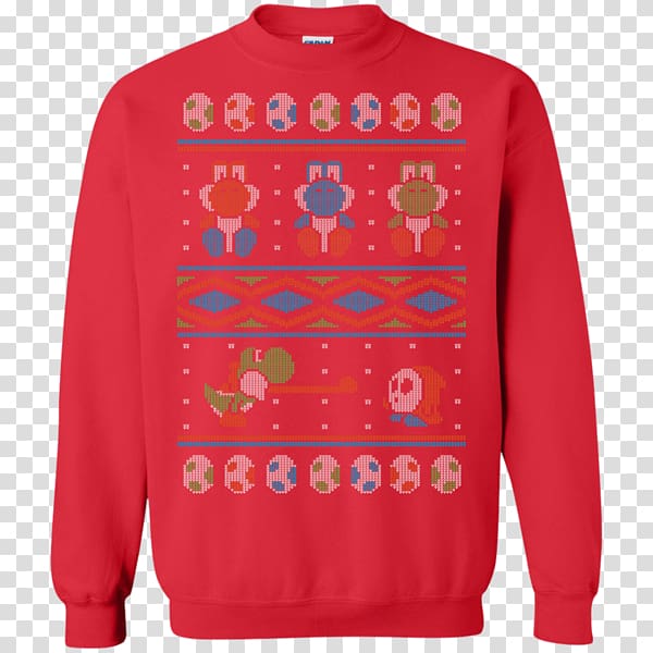 T-shirt Hoodie Sleeve Christmas jumper Sweater, ugly sweater transparent background PNG clipart