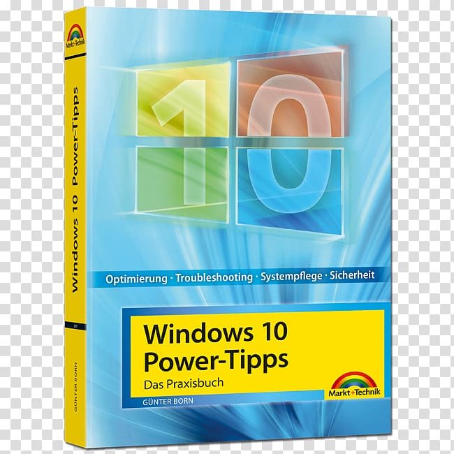Windows 10 für Senioren Markt+Technik Microsoft Windows Book, windows 10 dvd cover transparent background PNG clipart