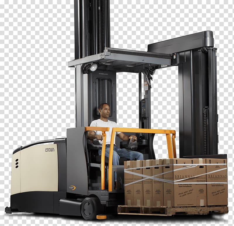 Forklift Crown Equipment Corporation Warehouse Pallet jack, new equipment transparent background PNG clipart