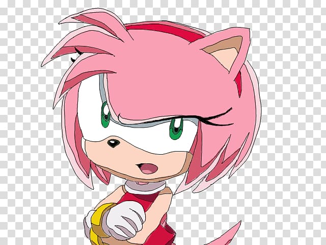Sonic & Knuckles Amy Rose Rouge the Bat Tails Knuckles the Echidna, Amy Rose transparent background PNG clipart