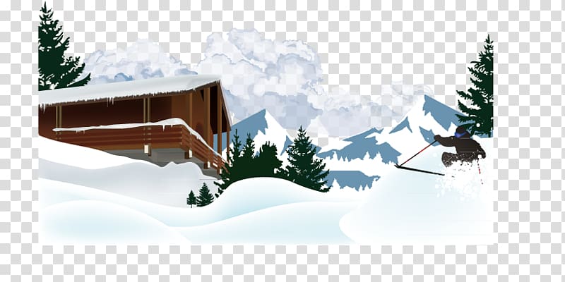 Skiing Ski resort Snow , snow transparent background PNG clipart