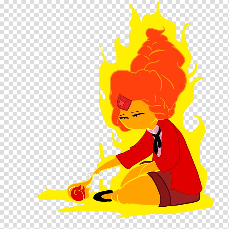 Finn the Human Flame Princess Jake the Dog Adventure Fionna and Cake, yellow flame transparent background PNG clipart