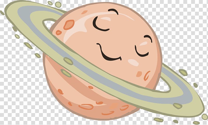 Sleeping planet transparent background PNG clipart