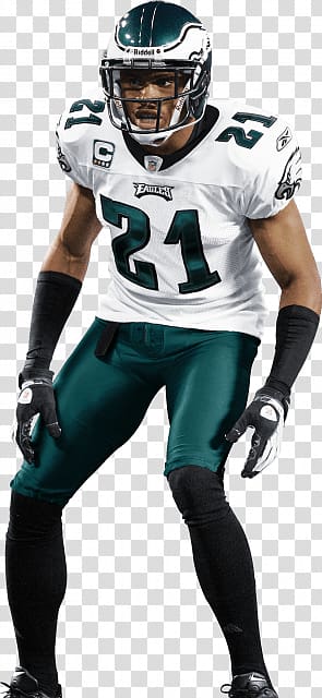 NFL player in jersey shirt, Philadelphia Eagles Player transparent background PNG clipart