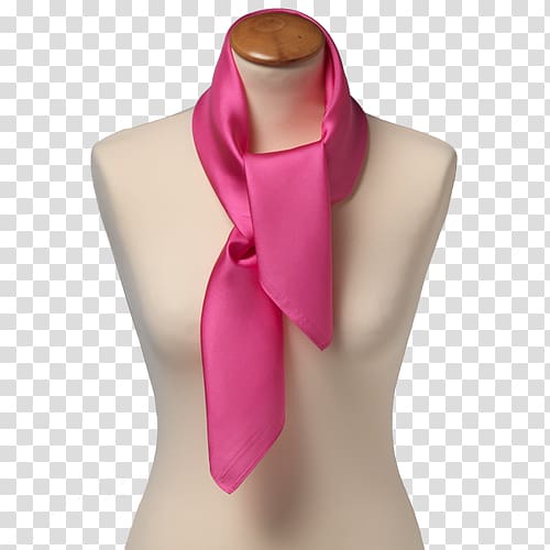 Scarf Neck Silk Pink M, others transparent background PNG clipart