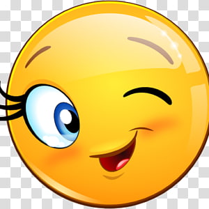Smiley Emoticon Wink Computer Icons , smiley transparent background PNG ...