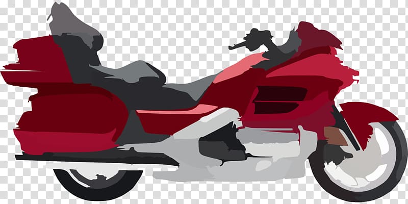 Honda Gold Wing Touring motorcycle Cruiser, motorbike transparent background PNG clipart
