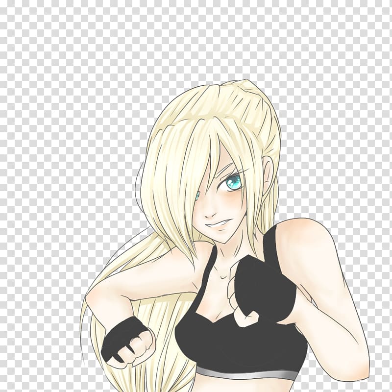 Anime Kickboxing Female Drawing Combat, fight like a girl transparent background PNG clipart