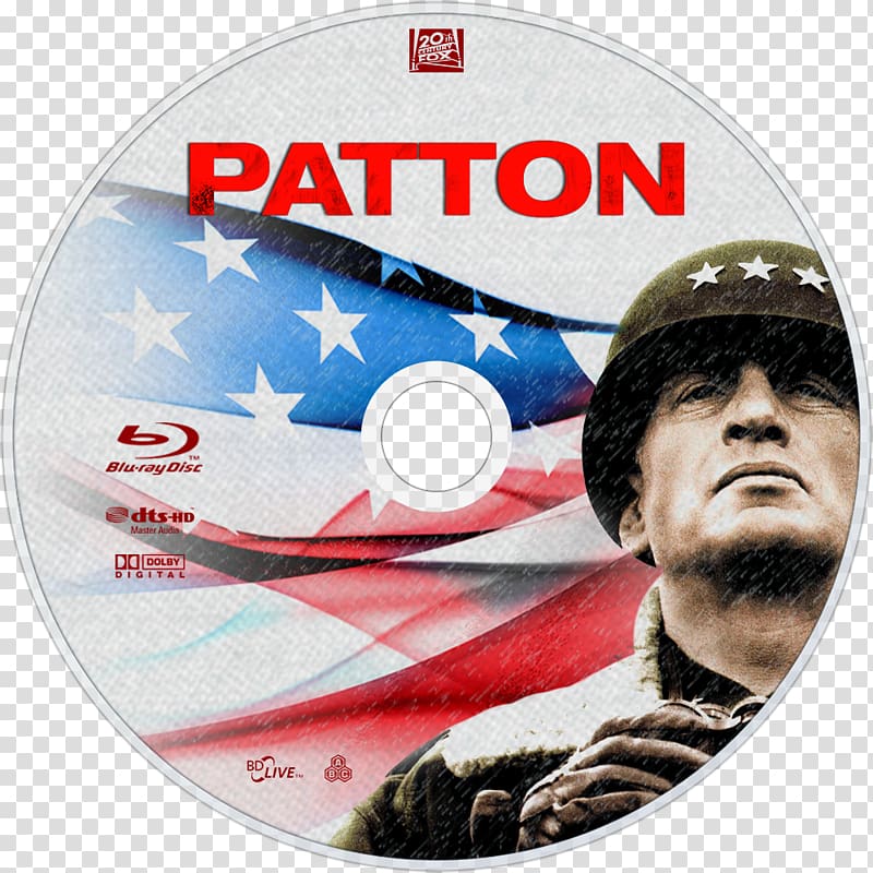 Blu-ray disc Patton Compact disc George C. Scott DVD, dvd transparent background PNG clipart