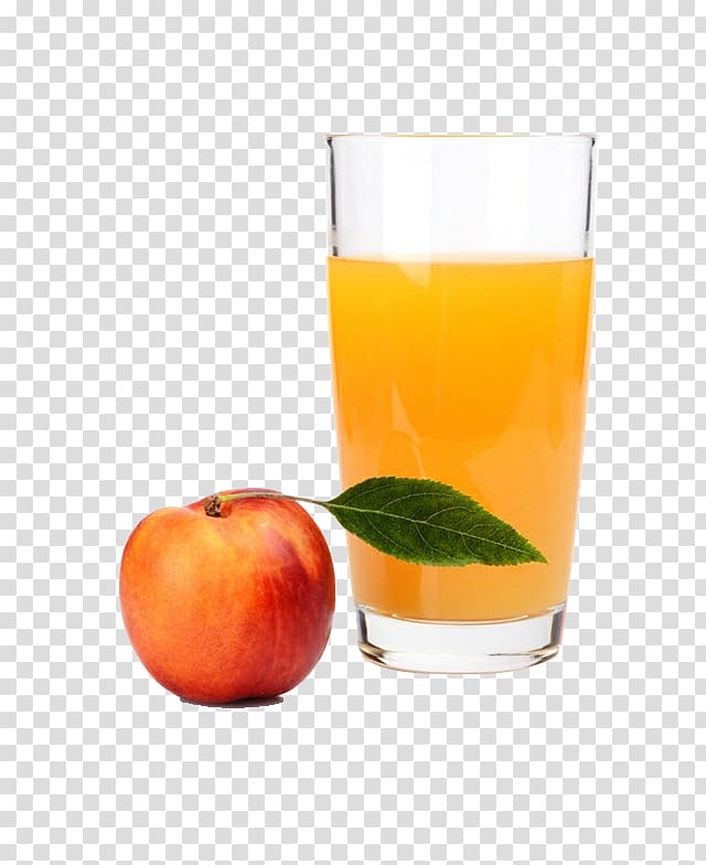 Orange juice Orange drink Nectarine Squash, Juicy peach juice transparent background PNG clipart