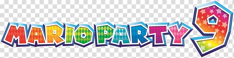 Mario Party 8 Mario Party 9 Logo Wii Font, Party Night transparent background PNG clipart