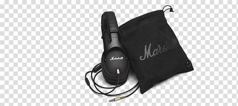 Microphone Headphones Marshall Monitor Sound Studio monitor, microphone transparent background PNG clipart