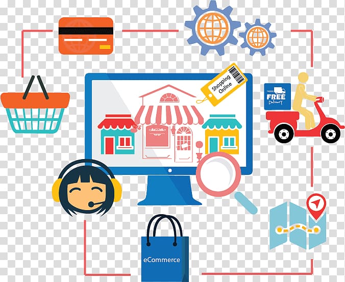 Web development E-commerce Online shopping Business Software development, ecommerce transparent background PNG clipart