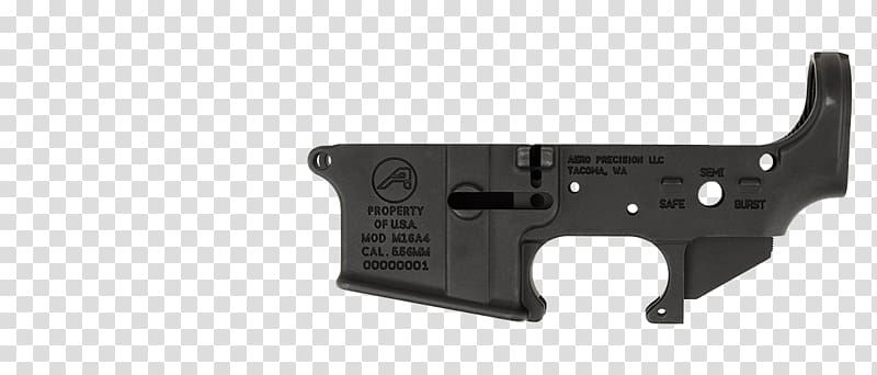 Receiver AR-15 style rifle Firearm Stag Arms, gun smoke transparent background PNG clipart